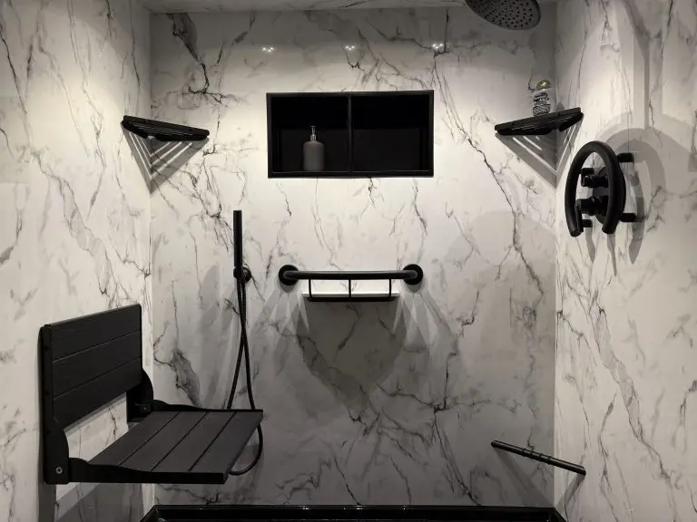 venatino marble shower model
