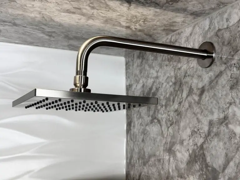 scalloped model shower head