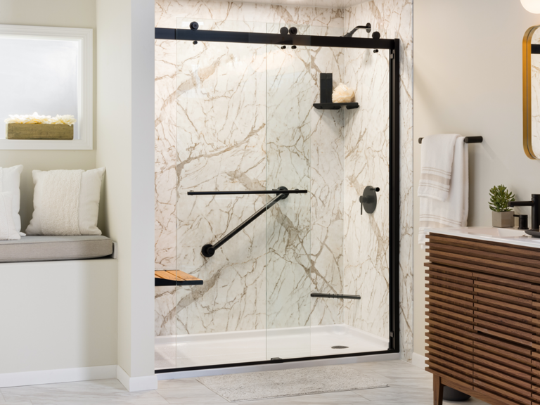 tuscany acrylic shower - bath pros nw