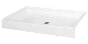 single threshold shower base