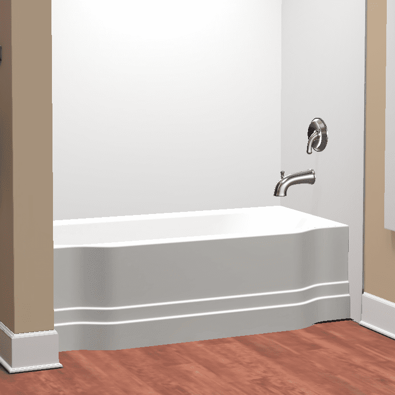 prime bath curved tub