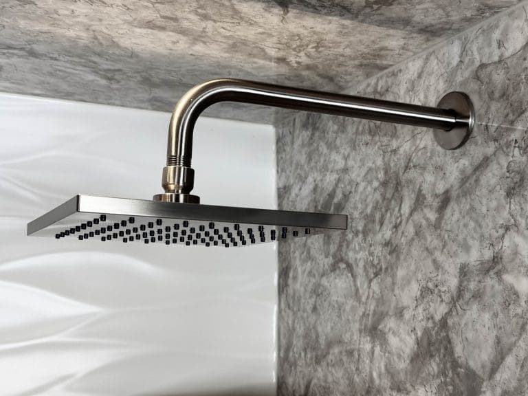 scalloped model shower head
