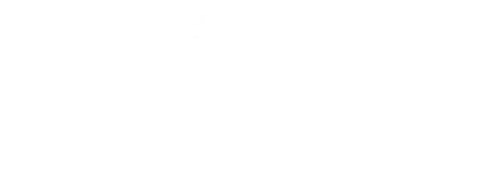 zero down zero monthly zero interest 24 months white