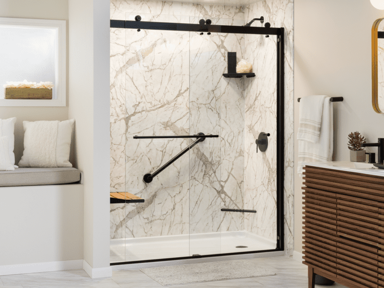 tuscany acrylic shower - bath pros nw