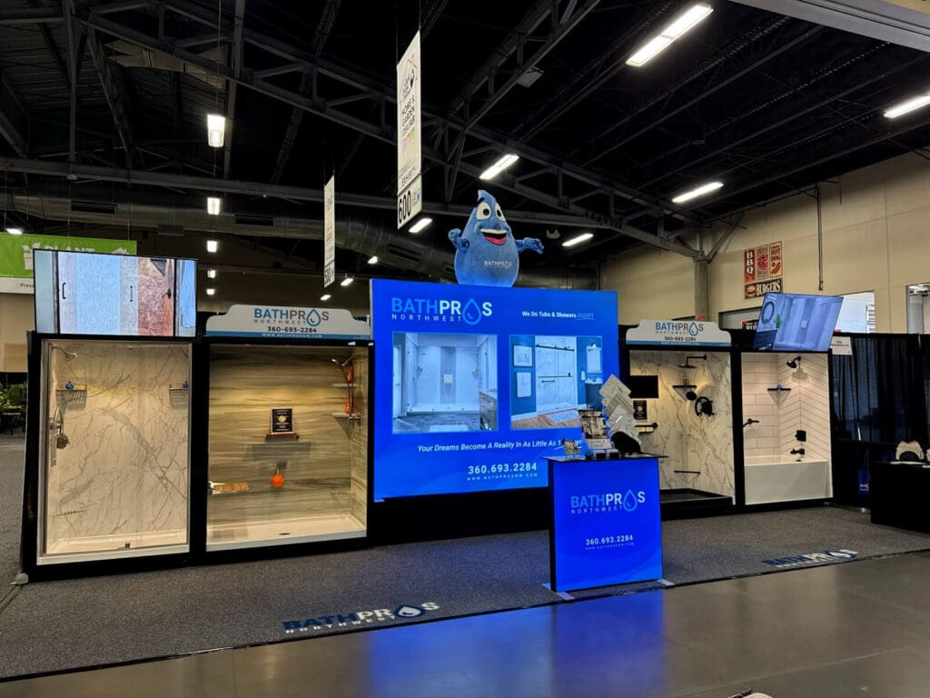 our trade show booth