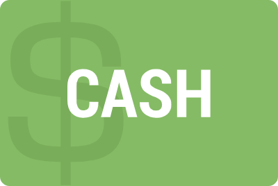 Cash accepted